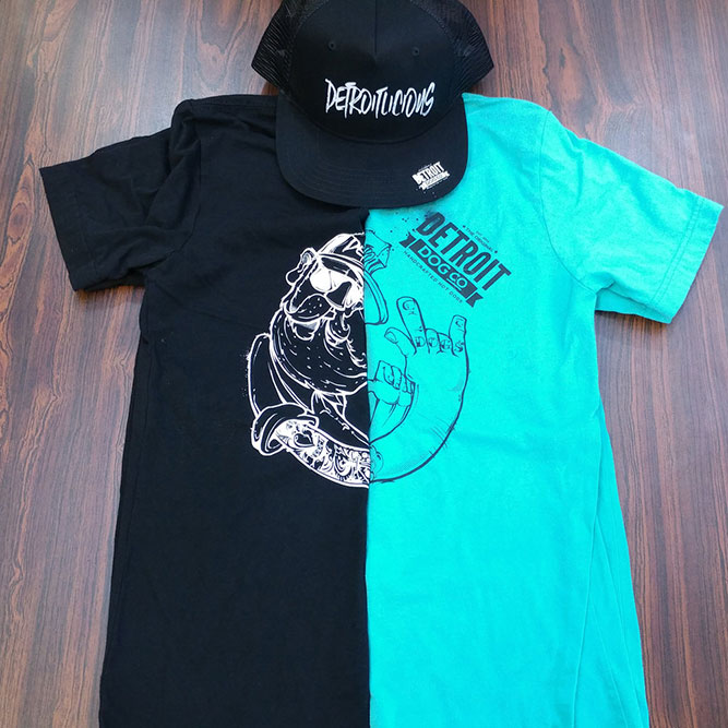 high contrast t-shirt designs